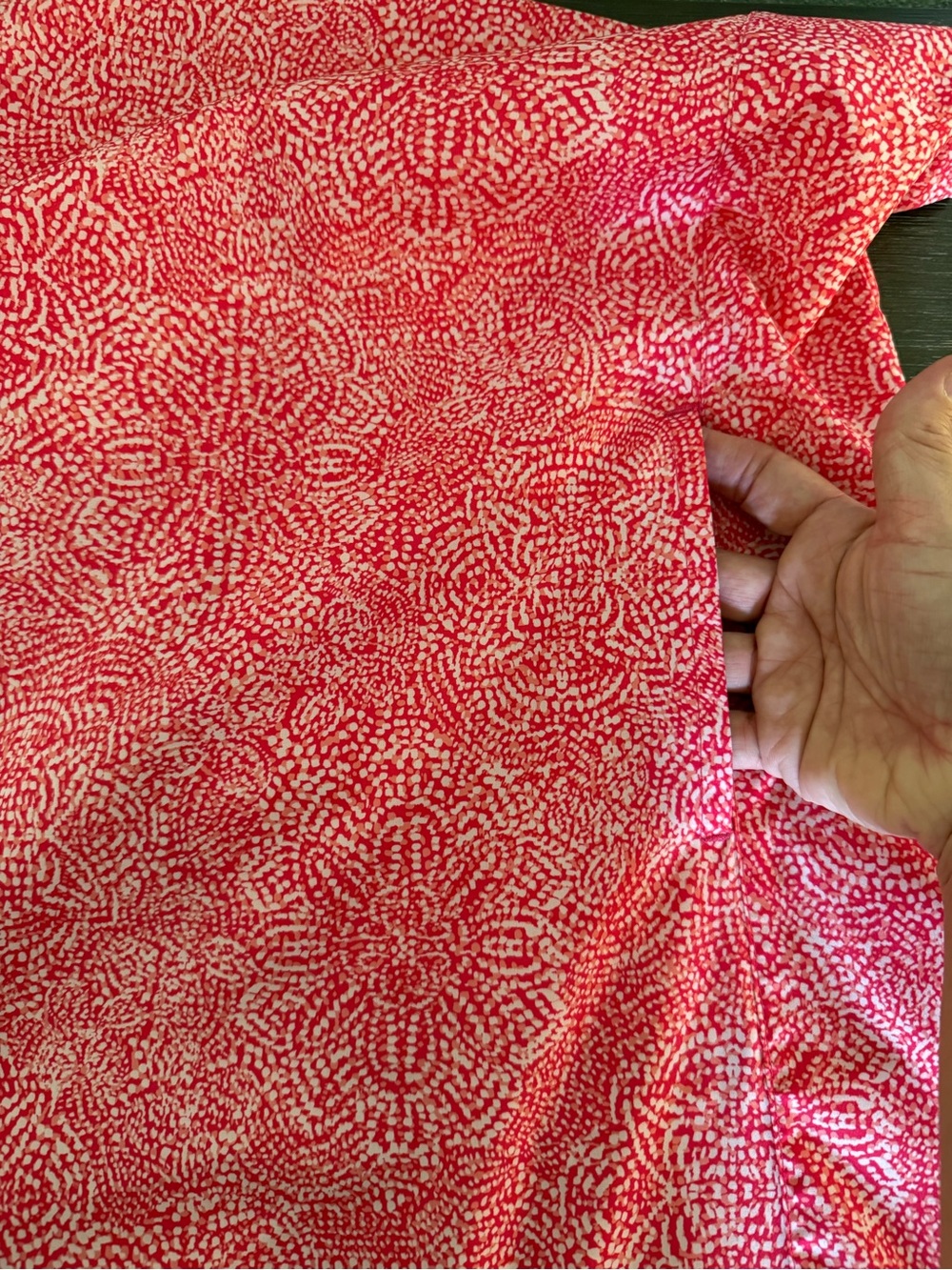 Rip Skirt Hawaii Sleeveless Red White Patterned Women’s Sundress Size L - Picture 7 of 12